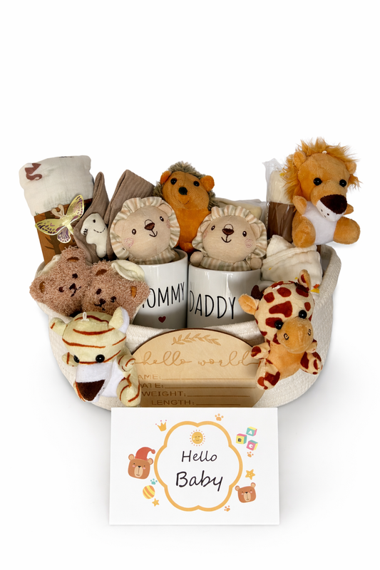 Jungle-Inspired Newborn Layette